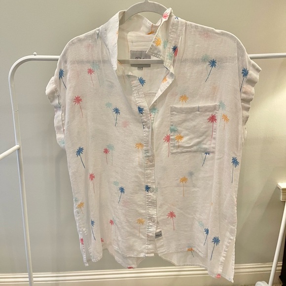 Rails palm tree button down - Picture 2 of 6